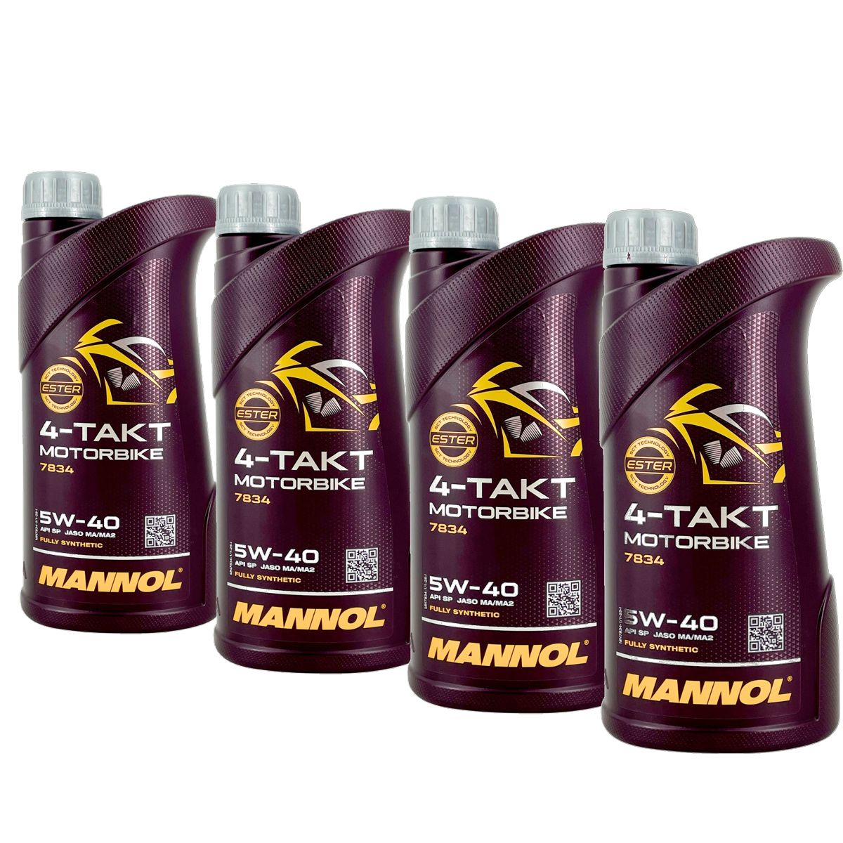 Mannol 4-Takt Motorbike 5W-40 4x1 Liter