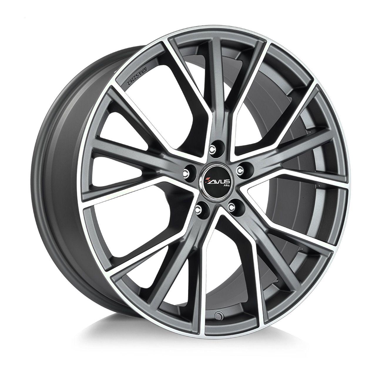 AVUS RACING AF18 matt anthracite polished 9.0Jx22 5x112 ET35