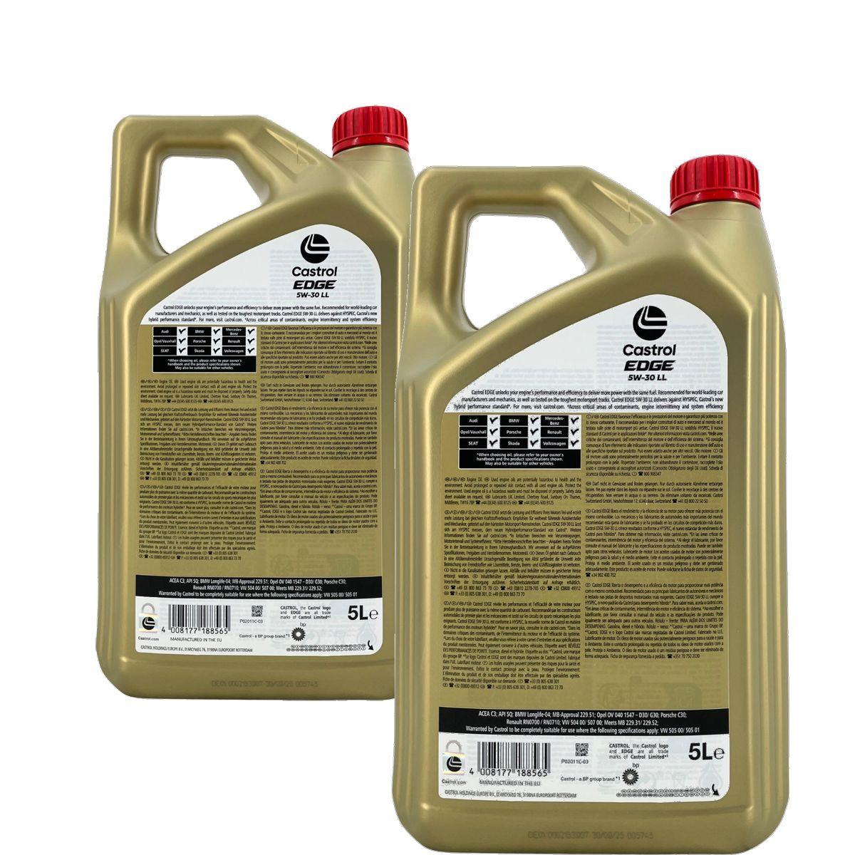 Castrol Edge 5W-30 LL 2x5 Liter