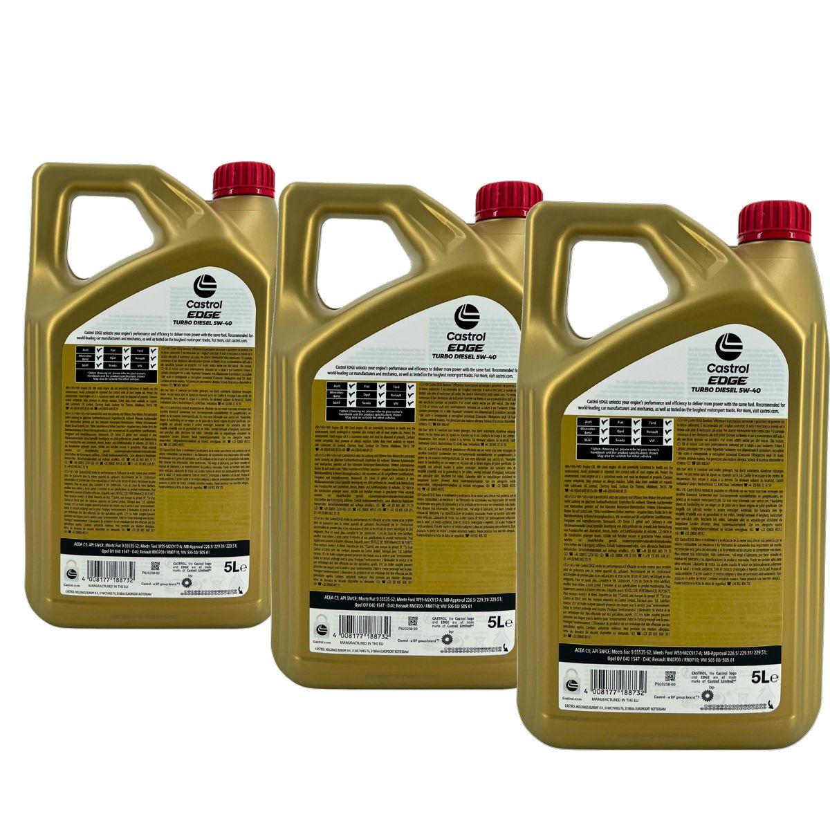 Castrol Edge TD 5W-40 3x5 Liter