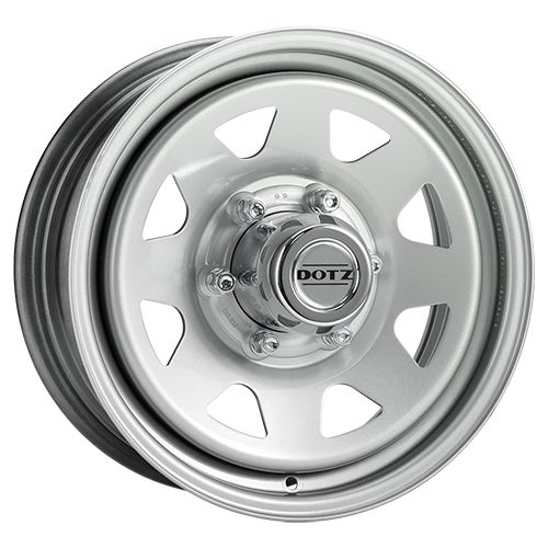 DOTZ OPKNS schwarz/silber 6.0Jx15 5x139.7 ET45 DOTZ OPKNS schwarz/silber 6.0Jx15 5x139.7 ET45