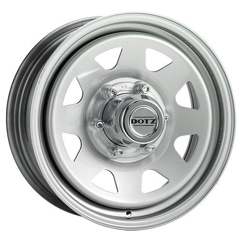 DOTZ OPKNS schwarz/silber 6.0Jx15 5x139.7 ET45