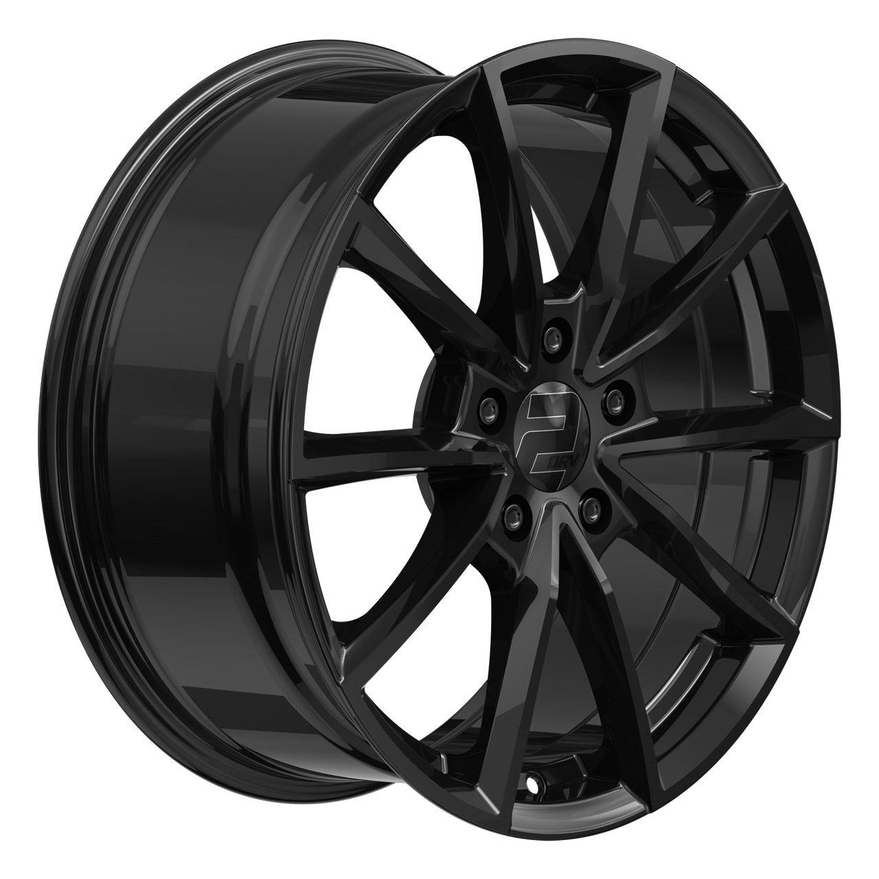 WHEELWORLD-2DRV WH28 schwarz glänzend lackiert 8.0Jx18 5x114 ET40