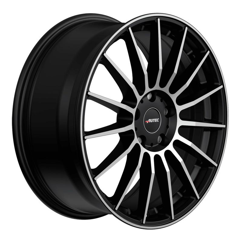 AUTEC TYP L - LAMERA schwarzmatt poliert 7.5Jx17 5x100 ET40
