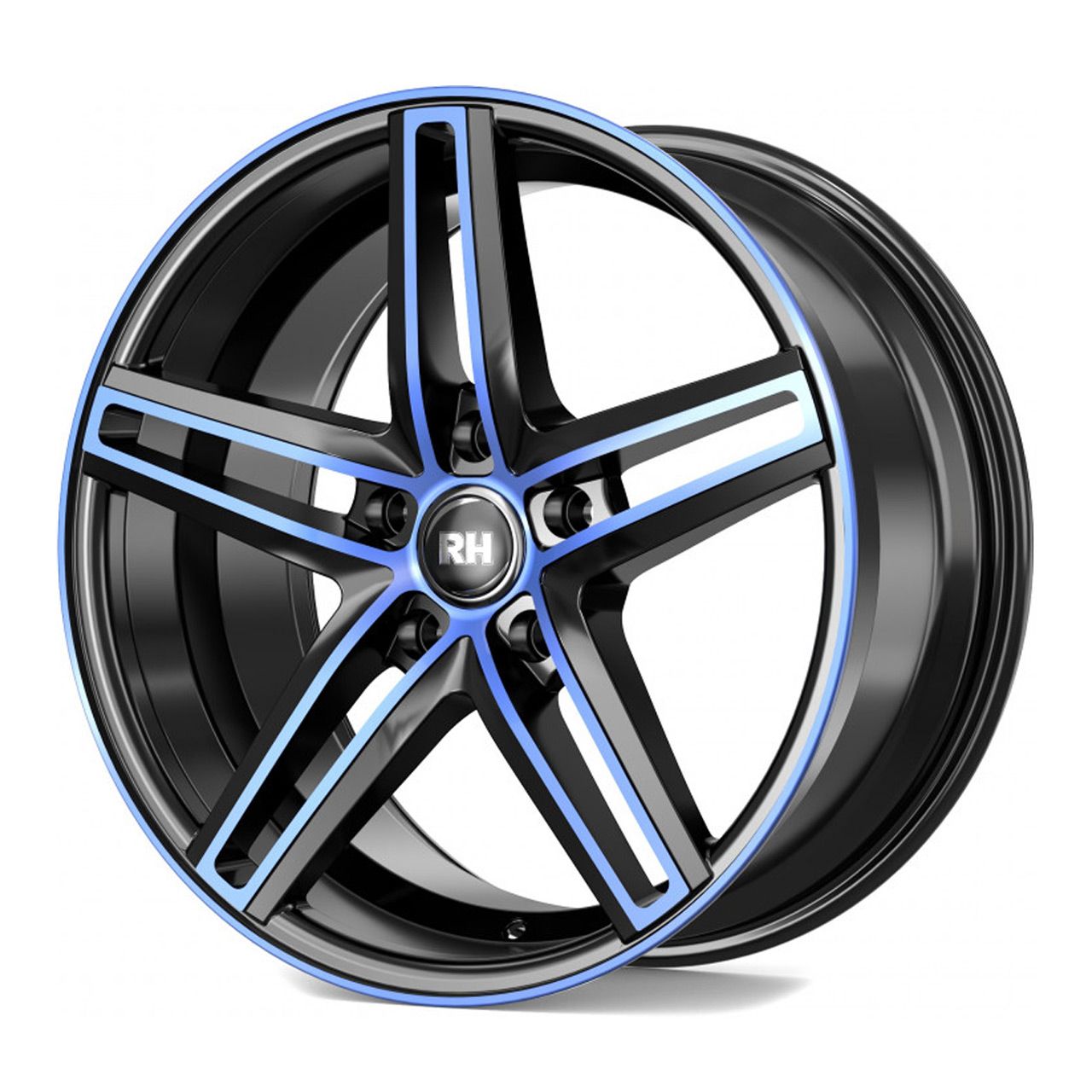 RH DG EVOLUTION COLOR POLISHED - BLUE 8.0Jx18 5x120 ET35