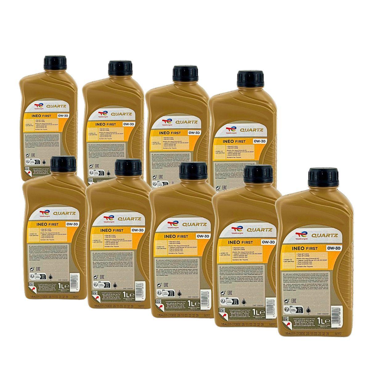 Total Quartz Ineo First 0W-30 9x1 Liter
