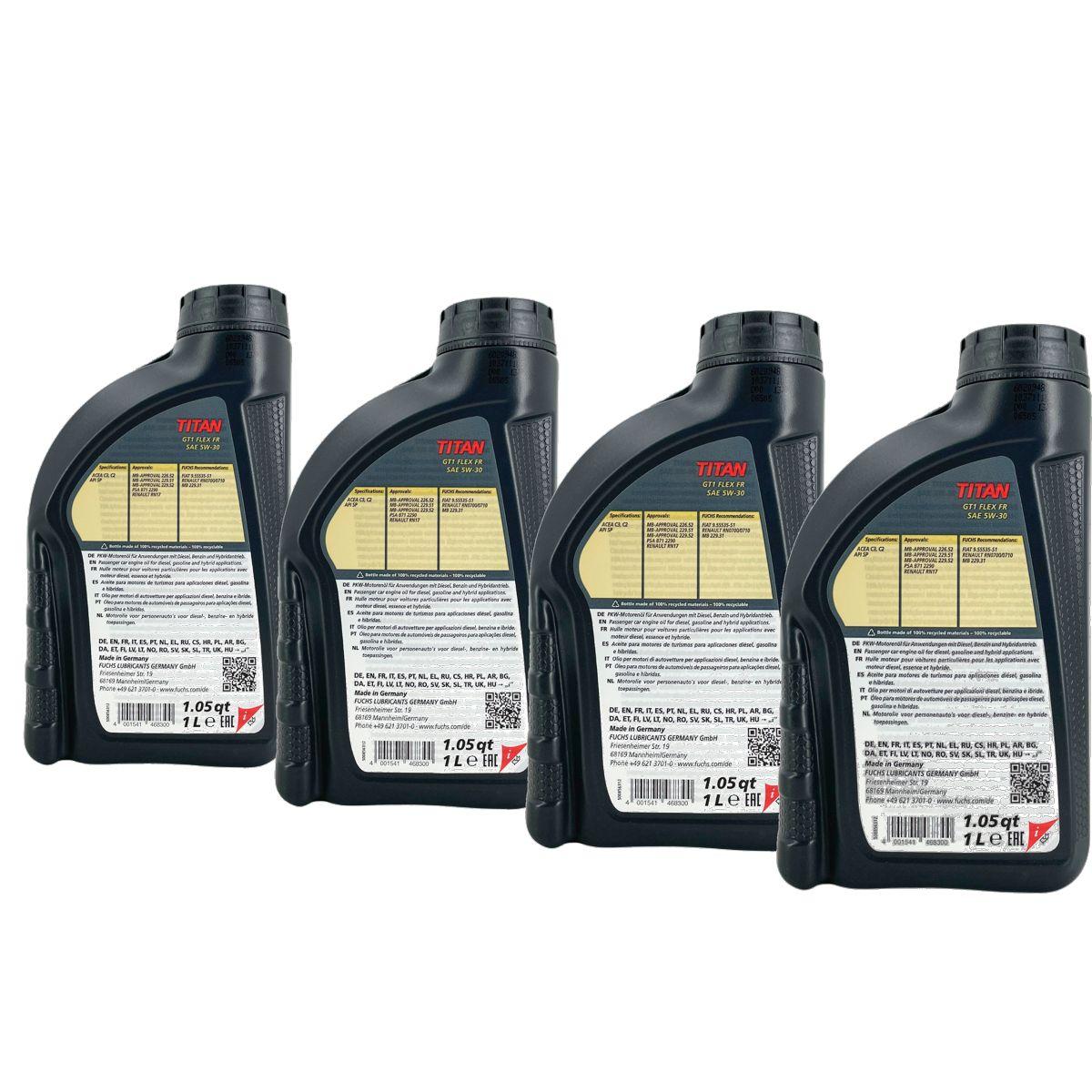 Fuchs Titan GT1 Flex FR 5W-30 4x1 Liter