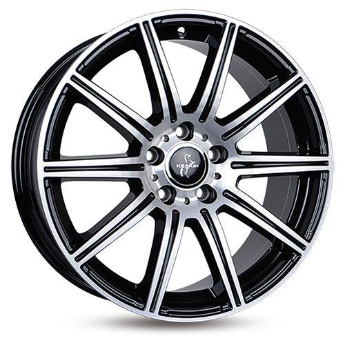 KESKIN WHEELS KT16 DYNAMIC black front polished 8.5Jx19 5x112 ET45