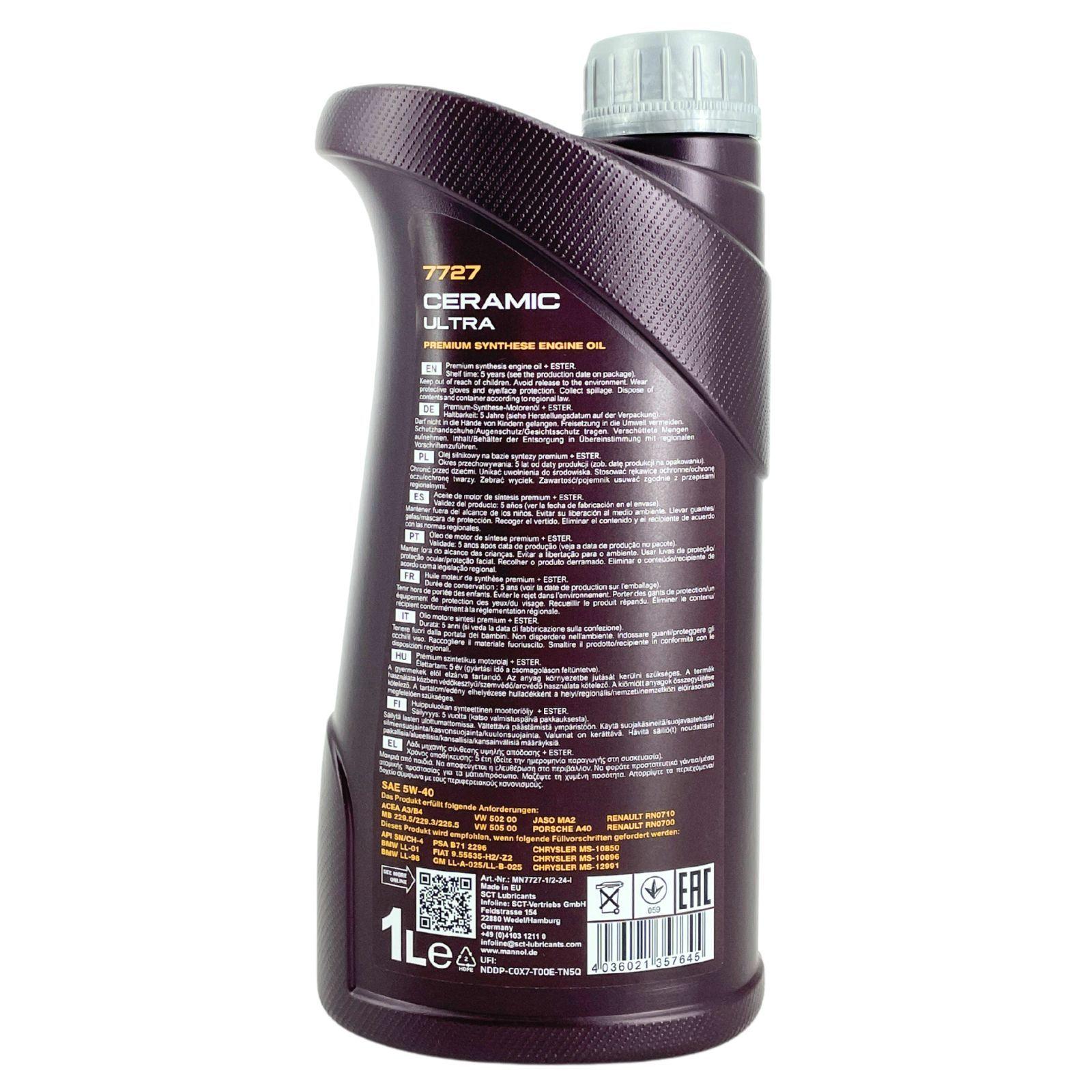 Mannol Ceramic Ultra 5W-40 1 Liter