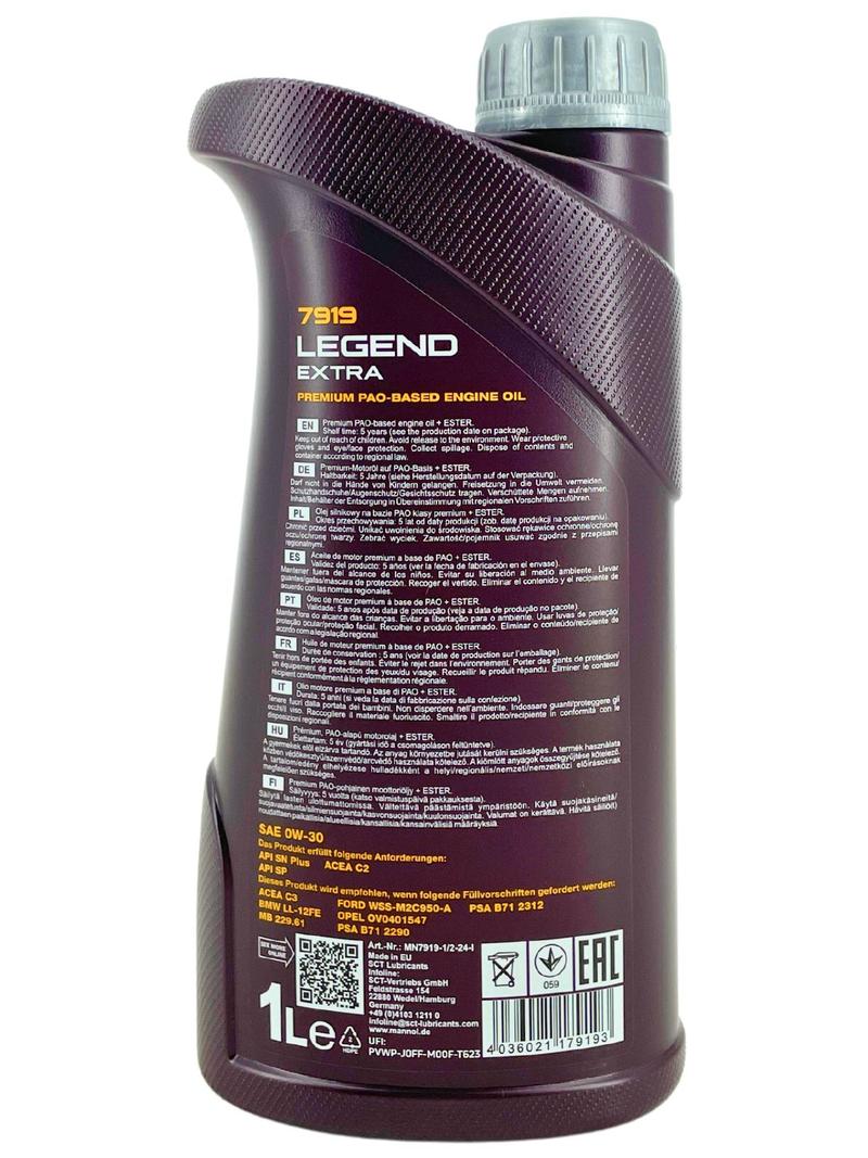 Mannol Legend Extra 0W-30 1 Liter