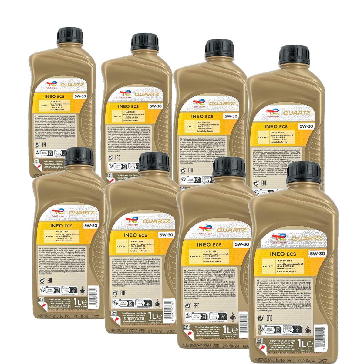 Total Quartz Ineo ECS 5W-30 8x1 Liter