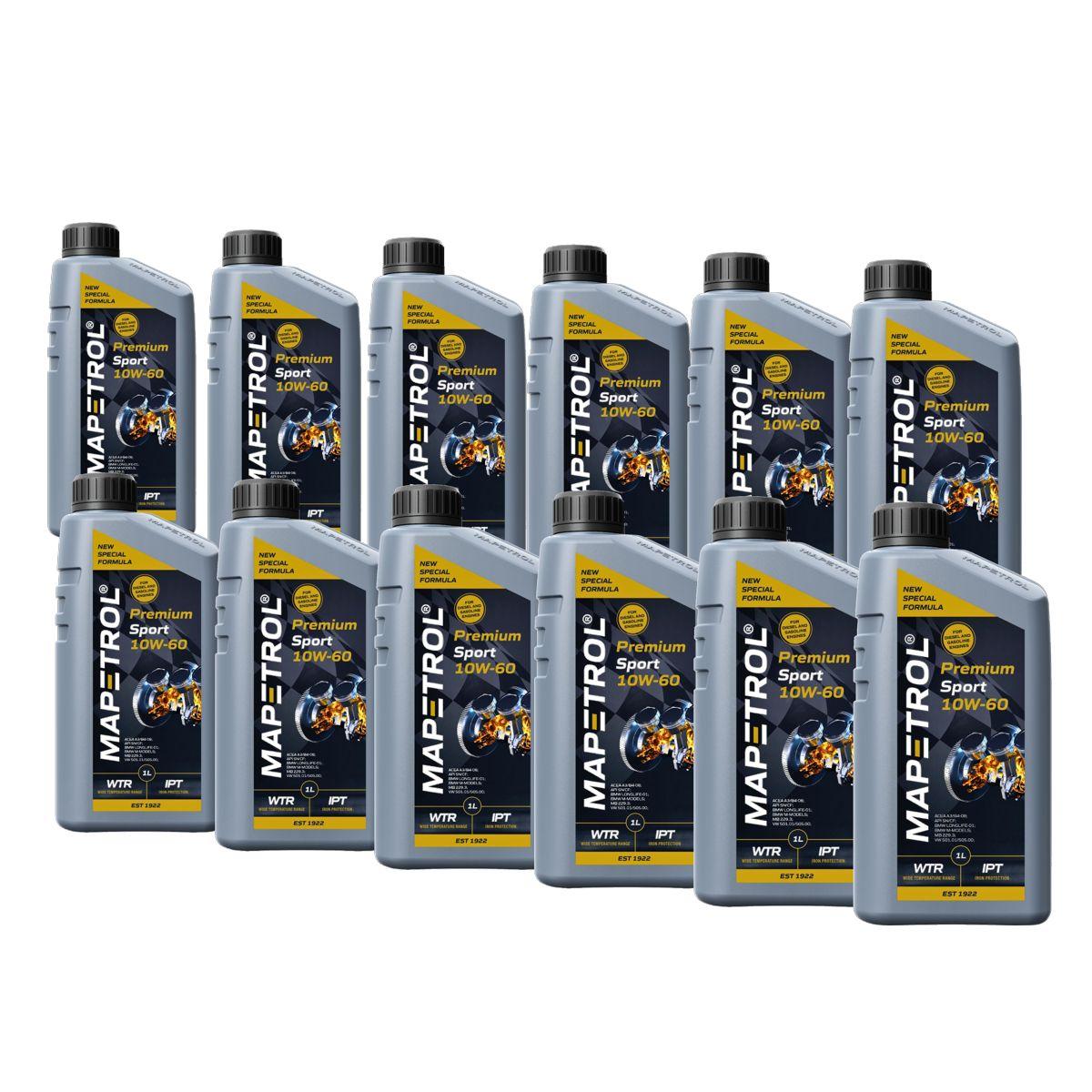 Mapetrol Premium Sport 10W-60 12x1 Liter