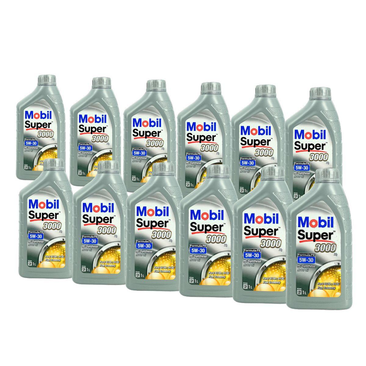 Mobil Super 3000 X1 Formula FE 5W-30 12x1 Liter