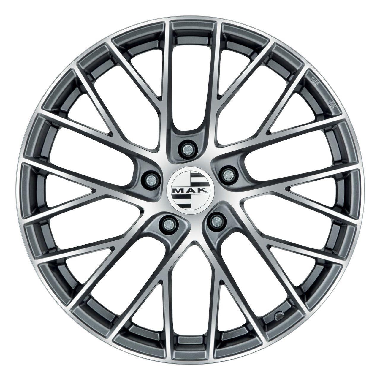 MAK MONACO-D gun metal mirror face 11.0Jx20 5x130 ET66