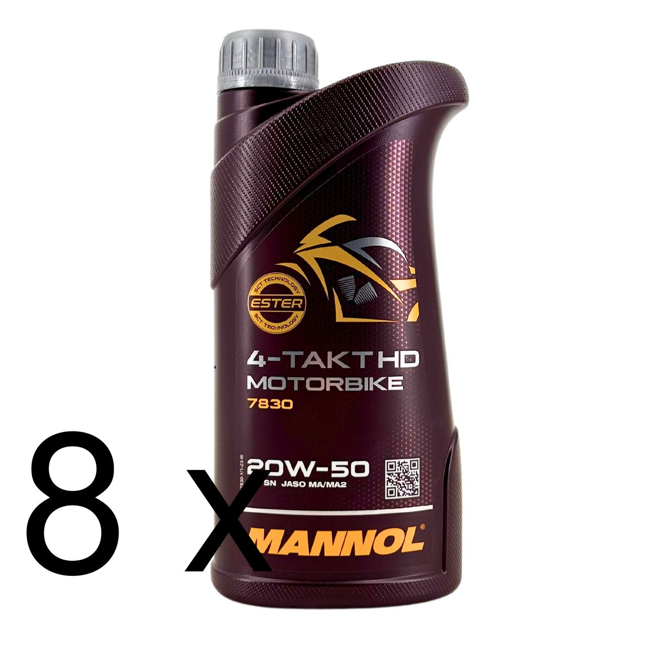 Mannol 4-Takt Motorbike HD 20W-50 8x1 Liter