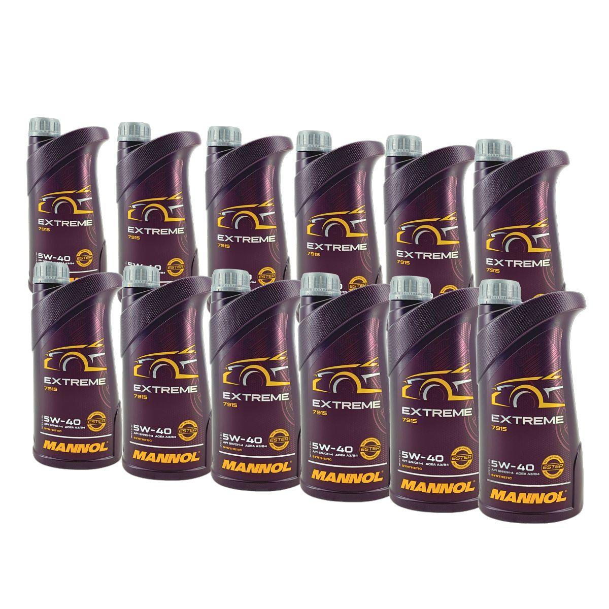 Mannol Extreme 5W-40 12x1 Liter