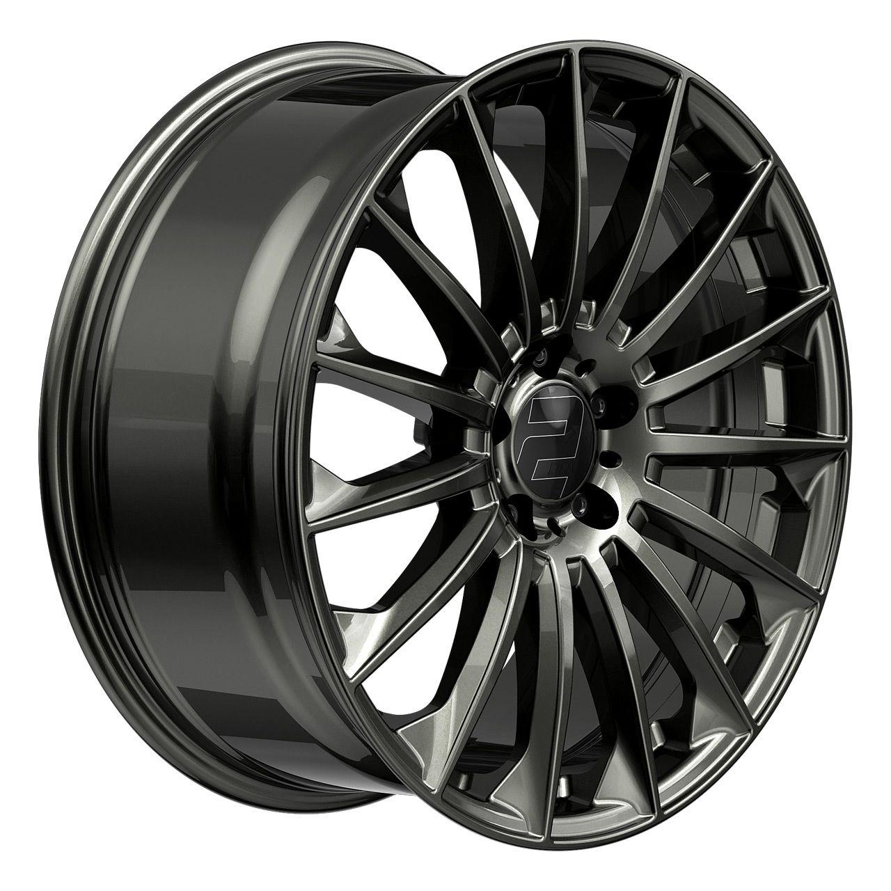 WHEELWORLD-2DRV WH39 dark gunmetal full painted 8.0Jx18 5x112 ET48