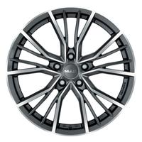 MAK UNION gun metal mirror face 7.0Jx17 5x100 ET48
