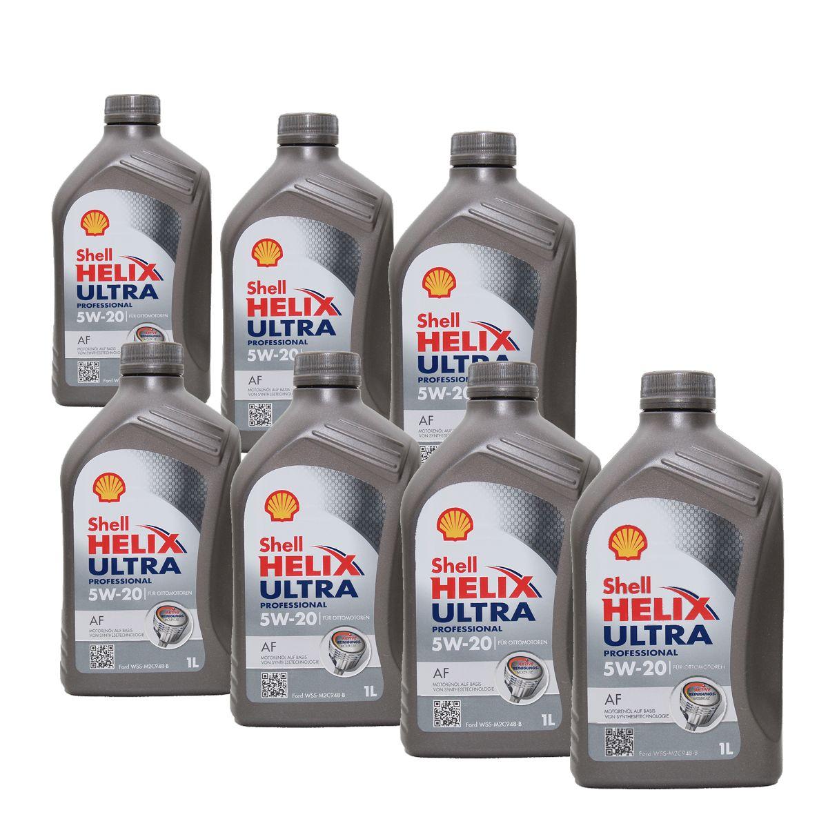Shell Helix Ultra Professional AF 5W-20 7x1 Liter
