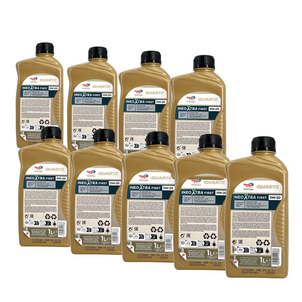 Total Quartz Ineo Xtra SDE 0W-20 9x1 Liter