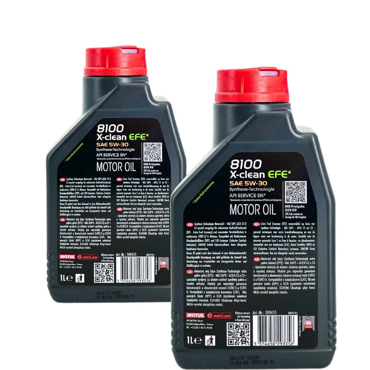 Motul 8100 X-clean EFE 5W-30 2x1 Liter