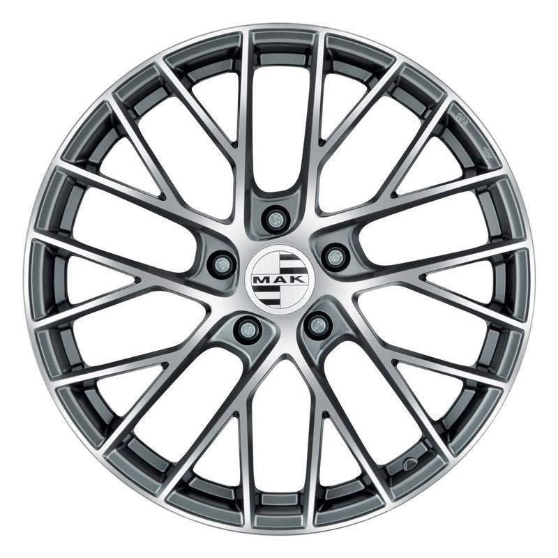 MAK MONACO gun metal mirror face 8.5Jx21 5x130 ET51