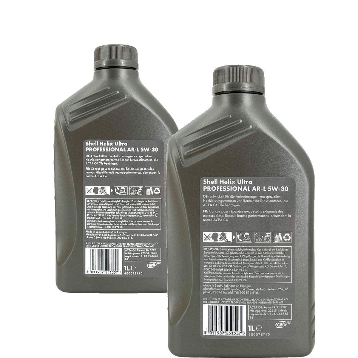 Shell Helix Ultra Professional AR-L 5W-30 2x1 Liter