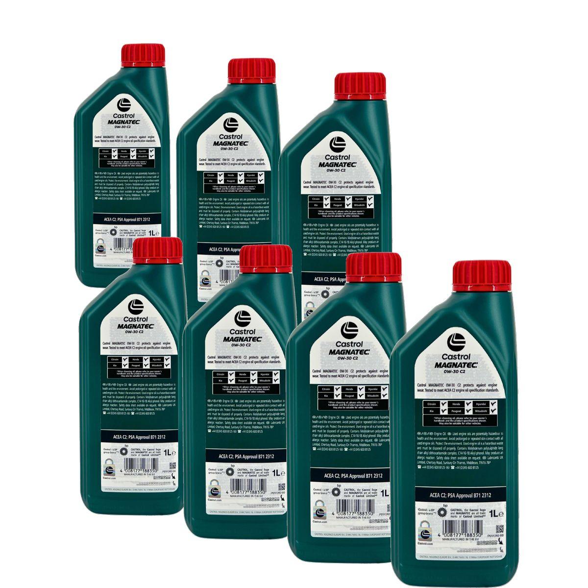 Castrol Magnatec 0W-30 C2 7x1 Liter