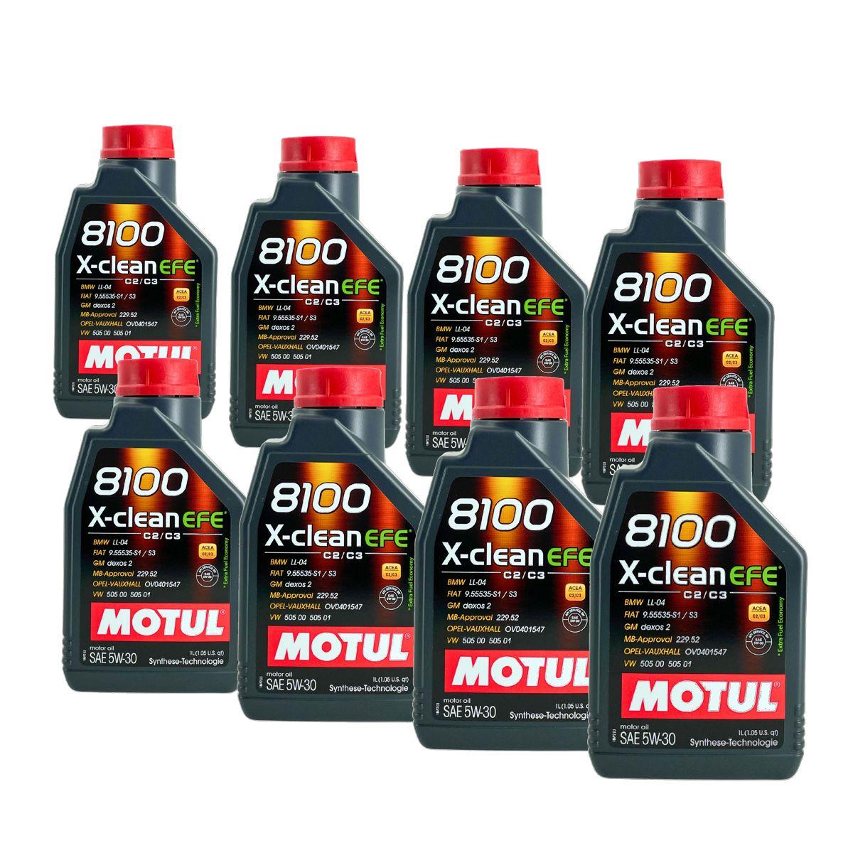 Motul 8100 X-clean EFE 5W-30 8x1 Liter