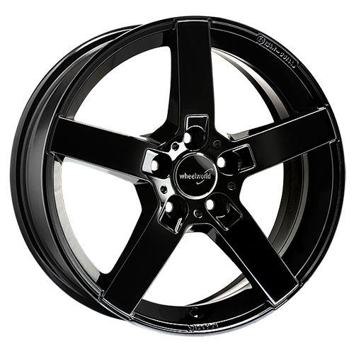 WHEELWORLD-2DRV WH31 black glossy painted 7.0Jx17 5x108 ET42