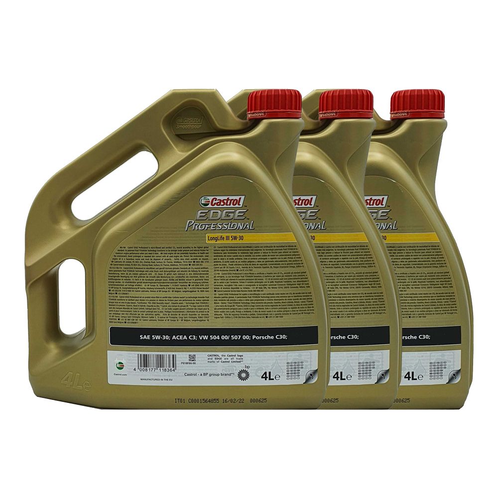 Castrol Edge Professional Longlife 3 5W30 3x4 Liter G29909136