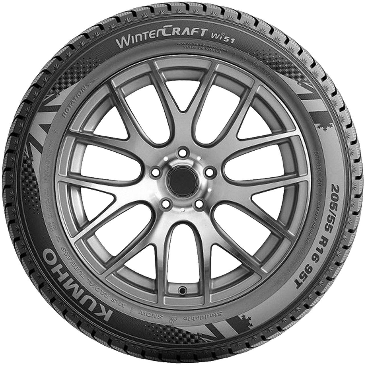 KUMHO WINTERCRAFT ICE WI51 185/70R14 92T XL NORDIC COMPOUND BSW