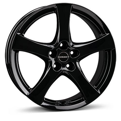 BORBET DESIGN F schwarz glänzend 6.5Jx16 4x108 ET25