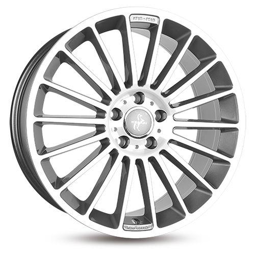 KESKIN WHEELS KT15 SPEED palladium front polished 7.0Jx17 5x108 ET48