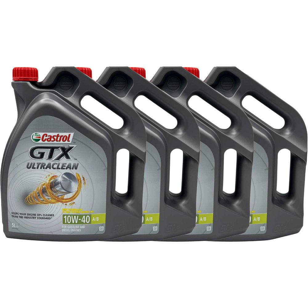Castrol GTX 10W-40 A3/B4 4x5 Liter