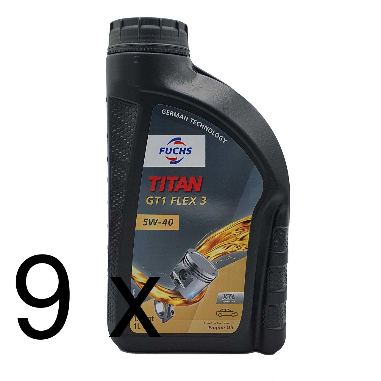 Fuchs Titan GT1 Flex 3 5W-40 9x1 Liter
