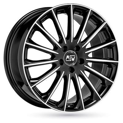 MSW (OZ) MSW 30 gloss black full polished 7.5Jx17 5x112 ET35