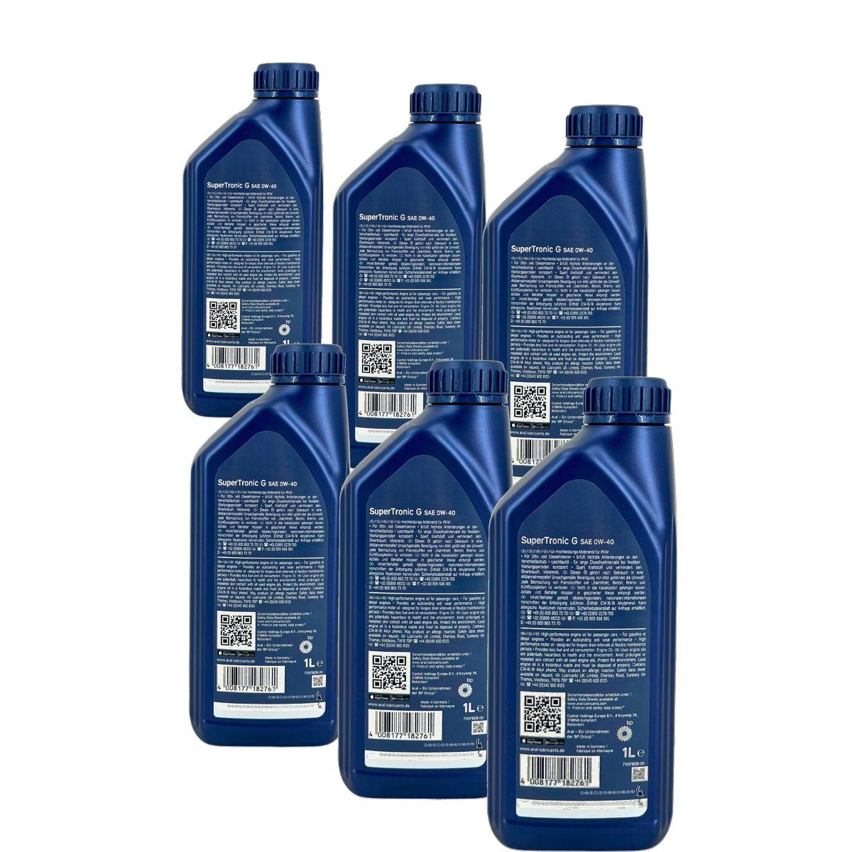Aral SuperTronic G 0W-40 6x1 Liter