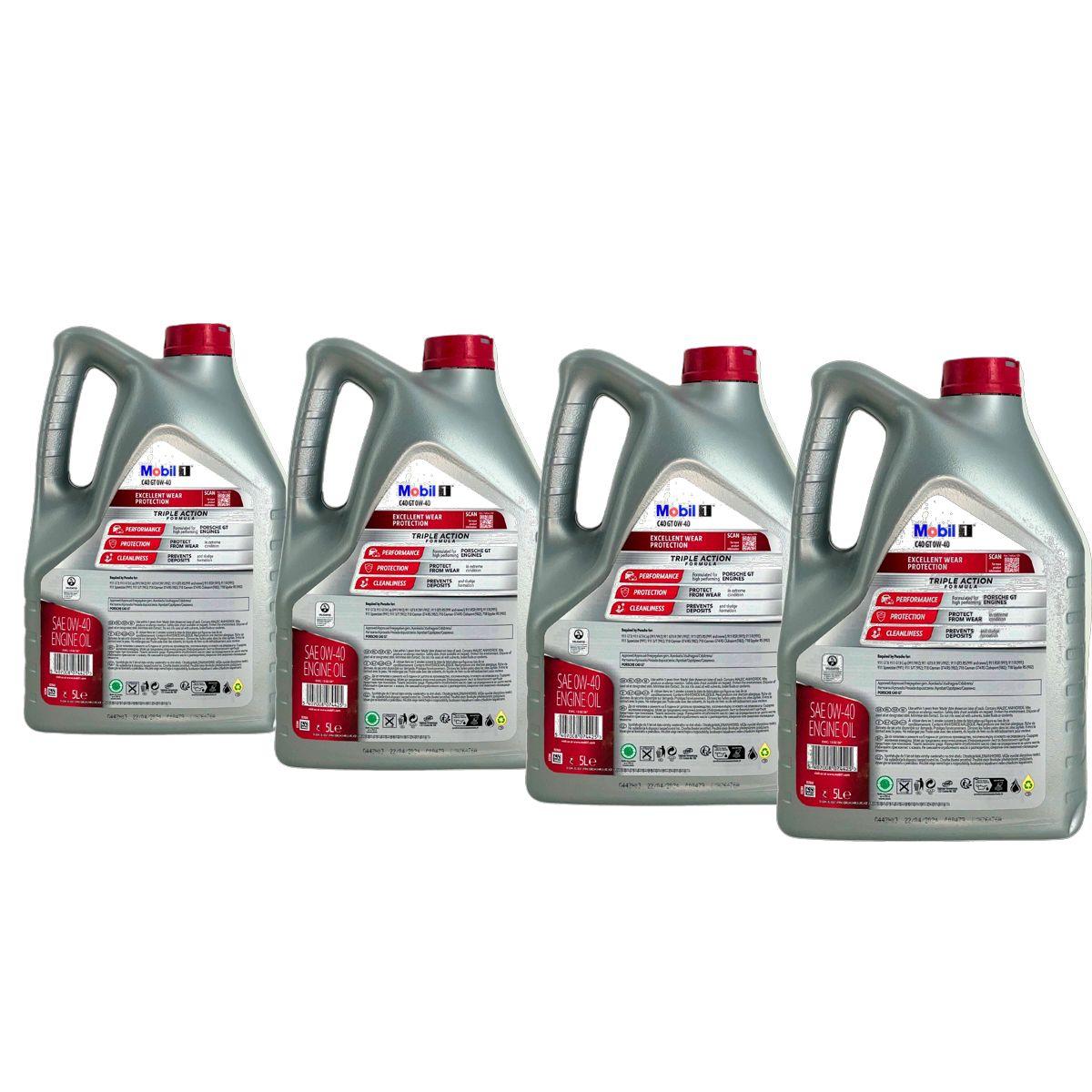 Mobil 1 C40 GT 0W-40 4x5 Liter
