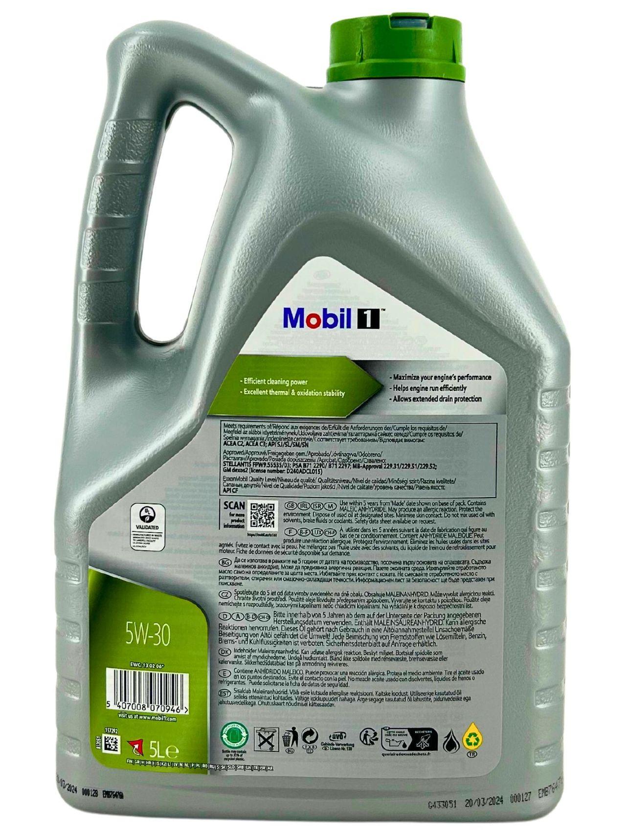 Mobil 1 ESP Formula P 5W-30 2x5 Liter