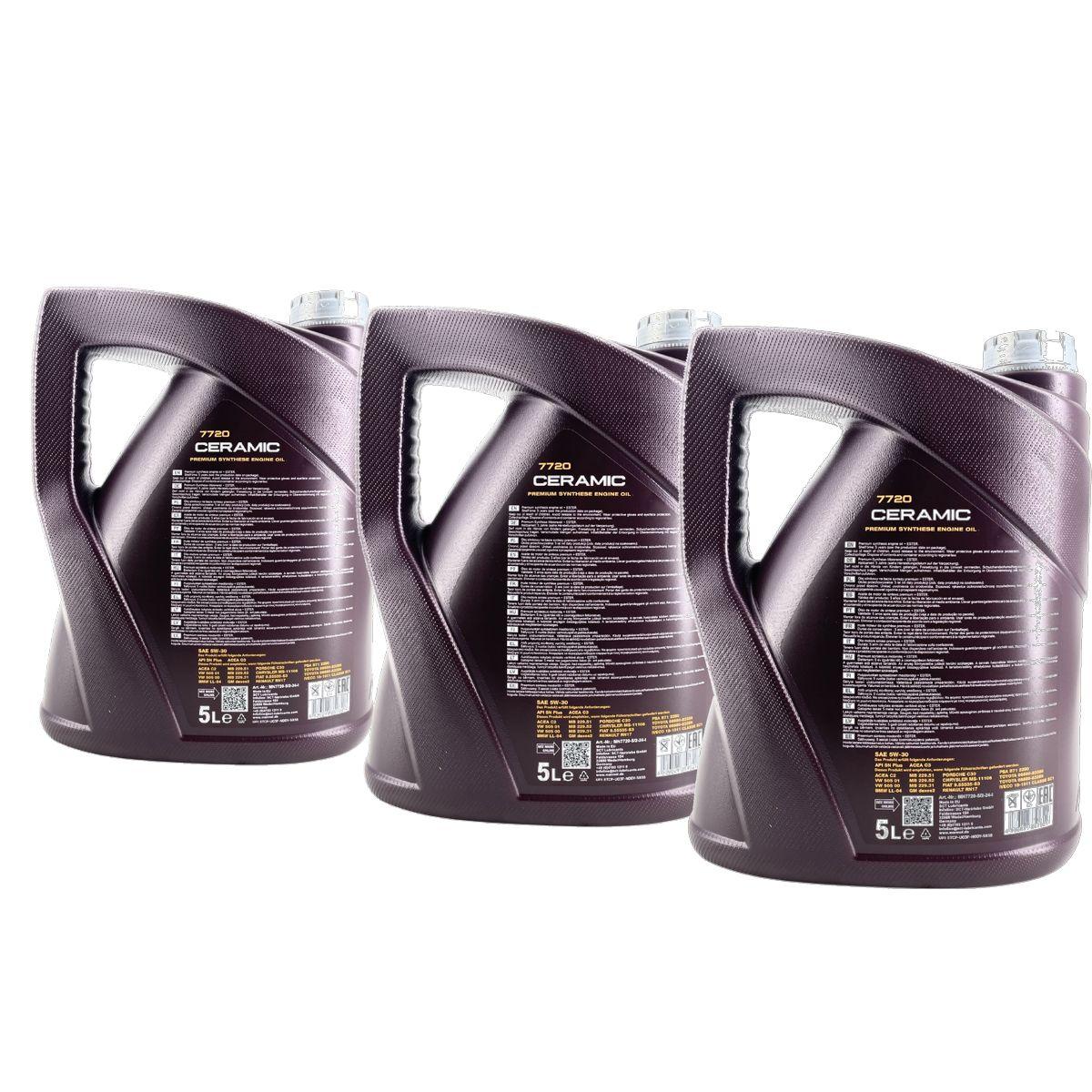 Mannol Ceramic 5W-30 3x5 Liter