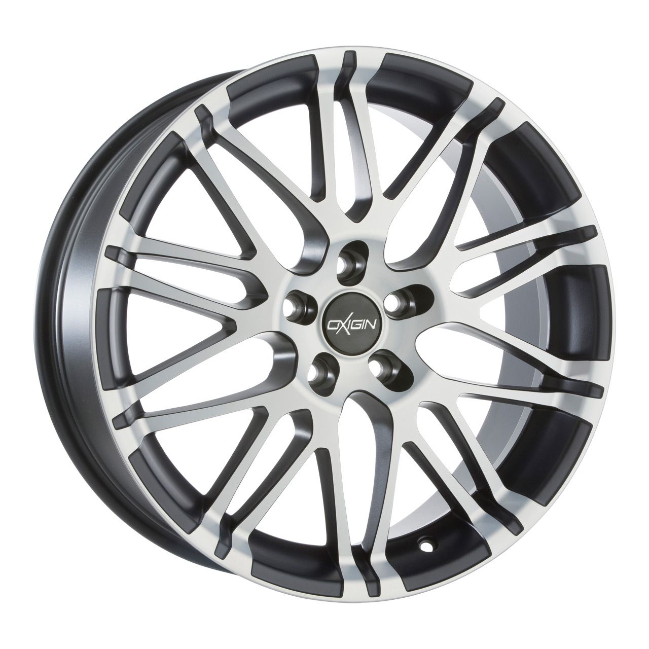 OXIGIN 14OXROCK black full polish matt 10.0Jx22 5x112 ET50