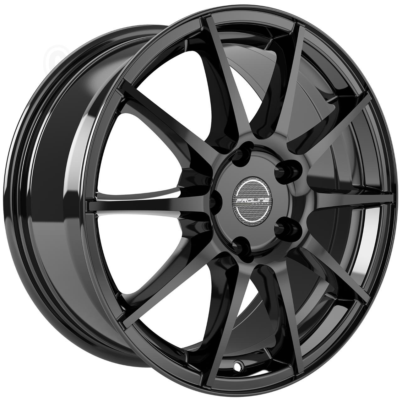 Proline Ux100 Black glossy 6.5x16 5x100 ET44