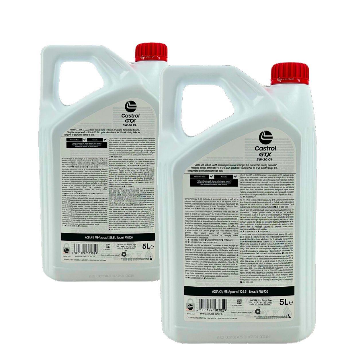 Castrol GTX 5W-30 C4 2x5 Liter