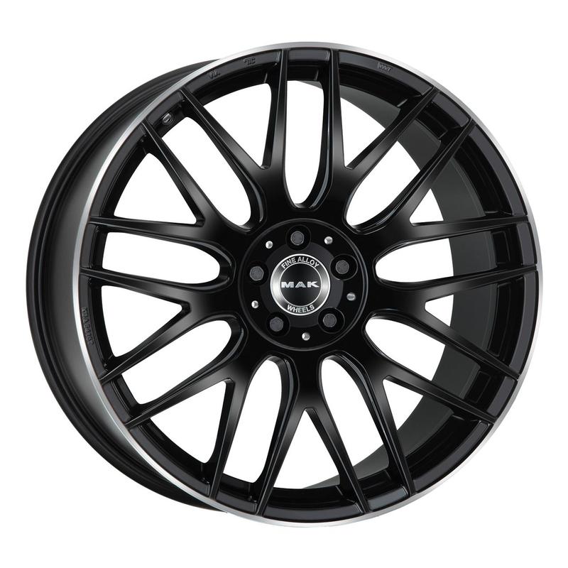 MAK ARROW-D gloss black mirror ring 11.0Jx21 5x112 ET55