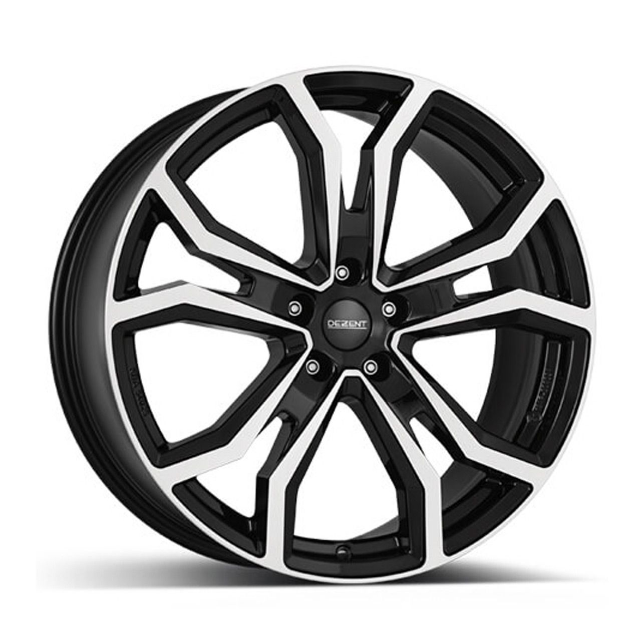 DEZENT DEZENT TV DARK black polished 7.5Jx19 5x120 ET45 DEZENT DEZENT TV DARK black polished 7.5Jx19 5x120 ET45