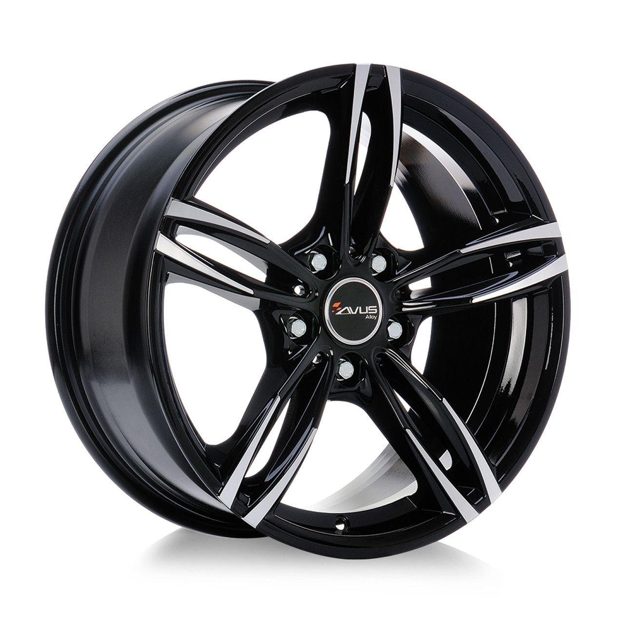 AVUS RACING AC-MB3 black polished 7.5Jx17 5x120 ET37