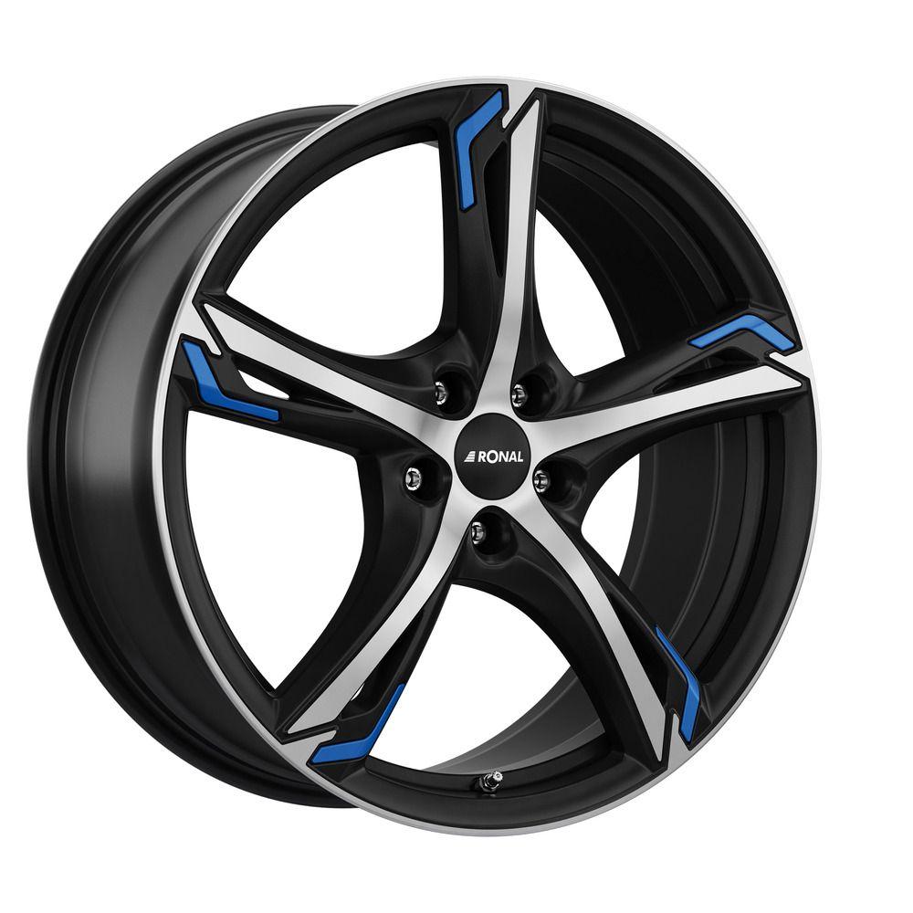 RONAL RONAL R62 BLUE jetblack-matt-frontkopiert 8.5Jx20 5x114.3 ET50