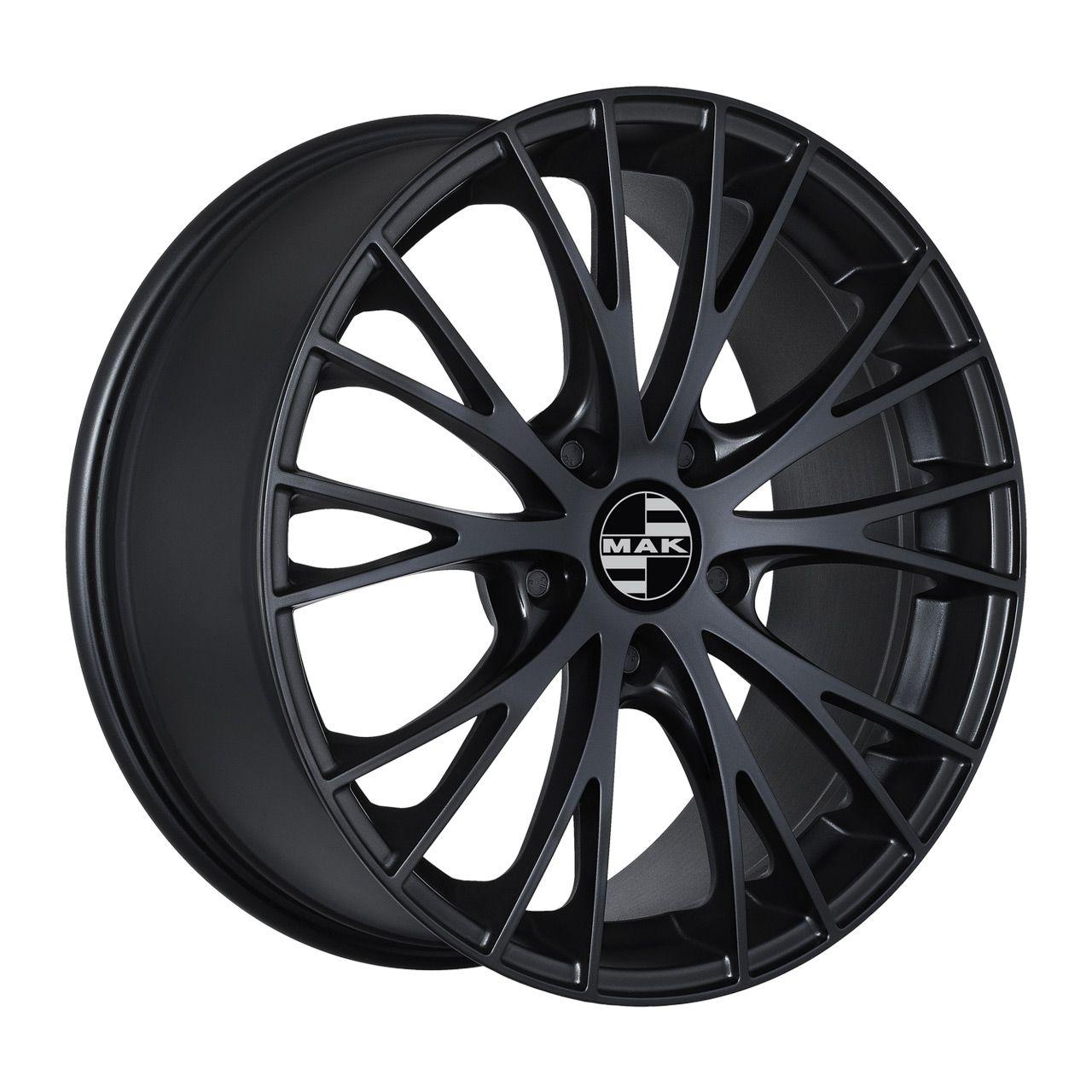 MAK RENNEN matt schwarz 8.0Jx19 5x112 ET21