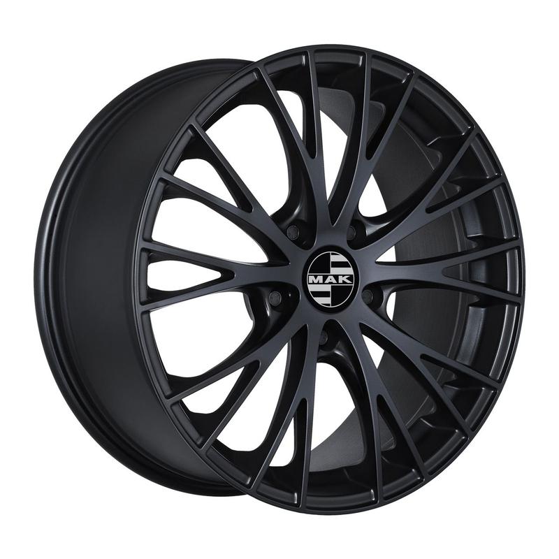 MAK RENNEN matt schwarz 11.0Jx19 5x130 ET65